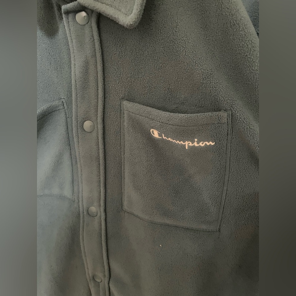 ✨Men’s Champion Explorer Fleece Shirt Jacket Size L - Picture 3 of 12